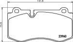 Textar 2396081 комплект тормозных колодок, дисковый тормоз на MERCEDES-BENZ S-CLASS купе (C216)