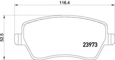 TEXTAR Колодки передние NISSAN MICRA/MAXIMA (41060AX625, 2397301)