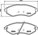 Textar 2397406 комплект тормозных колодок, дисковый тормоз на CHEVROLET AVEO Наклонная задняя часть (T250, T255)