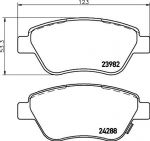 TEXTAR Колодки передние OPEL Corsa D (1605359, 2398202)