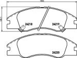 TEXTAR Колодки передние KIA Cerato (2421801)