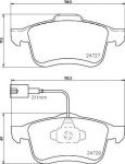 Textar 2472901 комплект тормозных колодок, дисковый тормоз на FIAT DOBLO фургон/универсал (263)