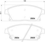 TEXTAR Колодки передние CHEVROLET Cruze 09- (R16) (2503401)