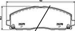 Textar 2537801 комплект тормозных колодок, дисковый тормоз на FIAT FREEMONT (JC_, JF_)