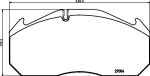 Textar 2908402 комплект тормозных колодок, дисковый тормоз на MERCEDES-BENZ TOURISMO (O 350)