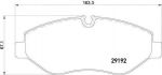 TEXTAR Колодки передние MB W639/3/5T-Sprinter/VW Crafter 30-50/Type Brembo (44208320, 2919202)