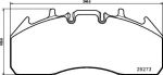 Textar 2927301 комплект тормозных колодок, дисковый тормоз на RENAULT TRUCKS Premium 2