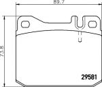 Textar 2958105 комплект тормозных колодок, дисковый тормоз на MERCEDES-BENZ UNIMOG