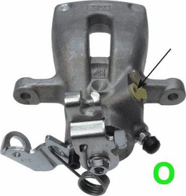 Textar 38130700 тормозной суппорт на OPEL ZAFIRA B Van