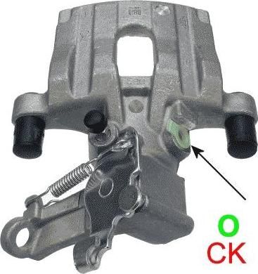 Textar 38183500 тормозной суппорт на OPEL SIGNUM