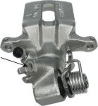 Textar 38214100 тормозной суппорт на HONDA CIVIC VII седан (ES)