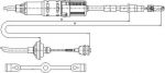 Textar 58002300 трос, управление сцеплением на VW PASSAT Variant (3A5, 35I)