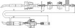Textar 58010500 трос, управление сцеплением на PEUGEOT 306 (7B, N3, N5)