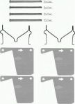 Textar 82012400 комплектующие, колодки дискового тормоза на FORD TAUNUS '80 (GBS, GBNS)
