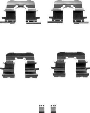 Textar 82508300 комплектующие, колодки дискового тормоза на TOYOTA ALPHARD (ATH1_, MNH1_, ANH1_)