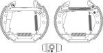 Textar 84018203 комплект тормозных колодок на VW POLO купе (86C, 80)