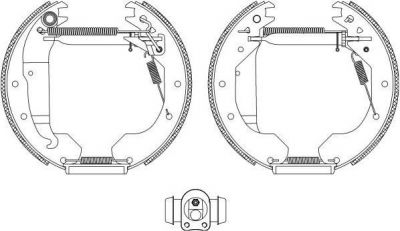 Textar 84033200 комплект тормозных колодок на OPEL KADETT E фургон (37_, 47_)