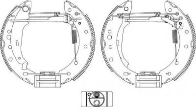 Textar 84071400 комплект тормозных колодок на RENAULT TWINGO II (CN0_)