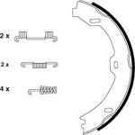 TEXTAR Колодки торм.бараб. MB W211 (91058800)
