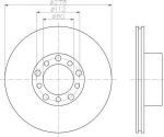 Textar 92020400 тормозной диск на MERCEDES-BENZ S-CLASS (W126)
