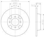 Textar 92020600 тормозной диск на NISSAN CHERRY II Traveller (VN10)