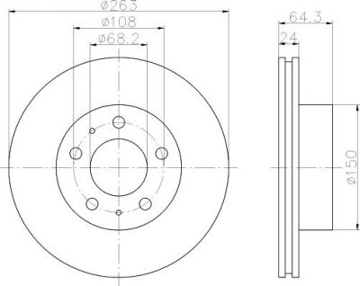 Textar 92021800 тормозной диск на VOLVO 240 Kombi (P245)
