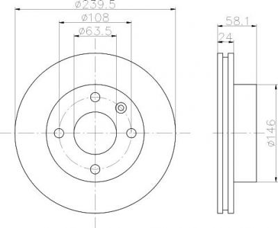 Textar 92022900 тормозной диск на FORD ESCORT IV (GAF, AWF, ABFT)