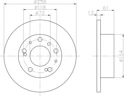 Textar 92027100 тормозной диск на FIAT DUCATO Panorama (280)