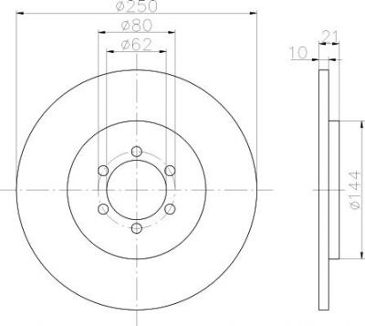 Textar 92033700 тормозной диск на ALFA ROMEO 75 (162B)
