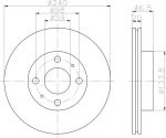 Textar 92034300 тормозной диск на FIAT UNO (146A/E)