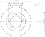 Textar 92036600 тормозной диск на SUZUKI SAMURAI (SJ)
