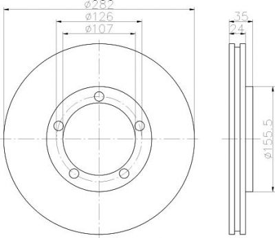 Textar 92039600 тормозной диск на PORSCHE 911 кабрио