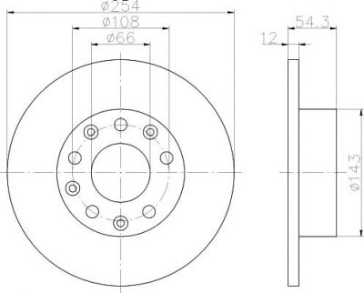 Textar 92040400 тормозной диск на RENAULT 25 (B29_)