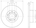 Textar 92042900 тормозной диск на FIAT DUCATO c бортовой платформой/ходовая часть (290)