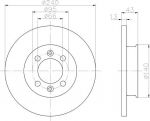 Textar 92044400 тормозной диск на AUSTIN MAESTRO (XC)