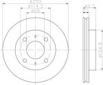 Textar 92047500 тормозной диск на NISSAN BLUEBIRD Hatchback (T72, T12)