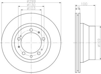 Textar 92052400 тормозной диск на PORSCHE 911 Speedster (964)