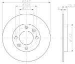 Textar 92055003 тормозной диск на PEUGEOT 206 SW (2E/K)