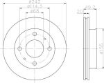 Textar 92056200 тормозной диск на NISSAN PRIMERA (P10)