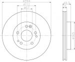 Textar 92060000 тормозной диск на MERCEDES-BENZ E-CLASS (W124)