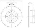 Textar 92061500 тормозной диск на MAZDA 323 C IV (BG)