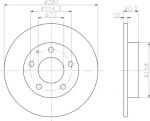 Textar 92062100 тормозной диск на MAZDA 626 V Hatchback (GF)