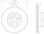 Textar 92065800 тормозной диск на TOYOTA CAMRY Station Wagon (_V2_)