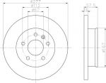 Textar 92067800 тормозной диск на VW TRANSPORTER III автобус