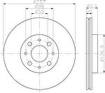 Textar 92068503 тормозной диск на ALFA ROMEO 146 (930)