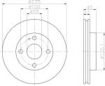 Textar 92071500 тормозной диск на MAZDA 323 C IV (BG)