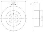 Textar 92075503 тормозной диск на OPEL VECTRA B (36_)