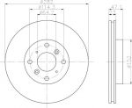 Textar 92078300 тормозной диск на HONDA PRELUDE IV (BB)