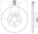 Textar 92082305 тормозной диск на VW GOLF IV (1J1)