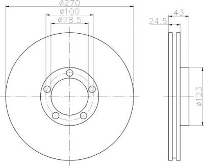 Textar 92088200 тормозной диск на FORD TRANSIT c бортовой платформой/ходовая часть (E_ _)